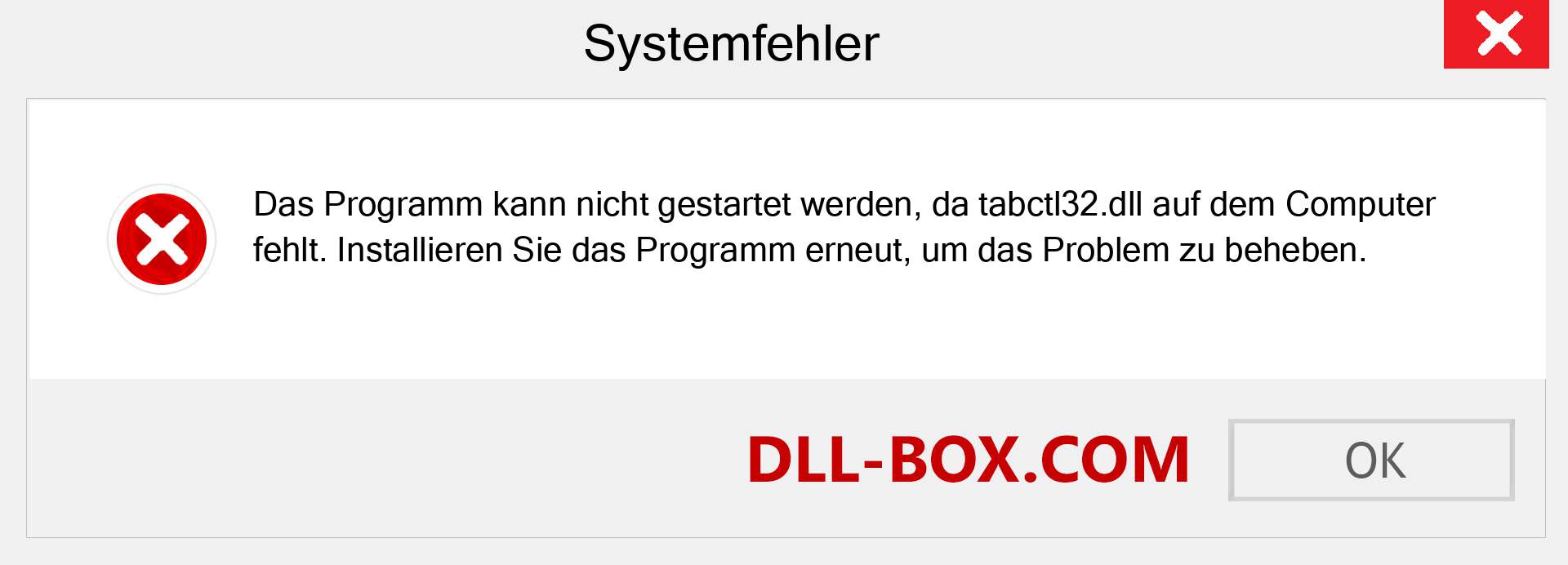 tabctl32.dll-Datei fehlt?. Download für Windows 7, 8, 10 - Fix tabctl32 dll Missing Error unter Windows, Fotos, Bildern